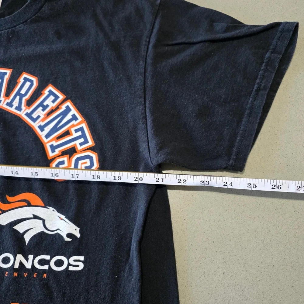 Vintage 1998 Riddell Denver Broncos Grandparents T-Shirt Mens Large Black USA